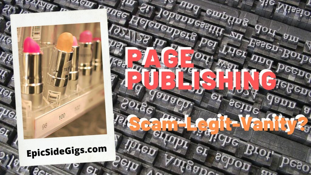 page publishing reviews
