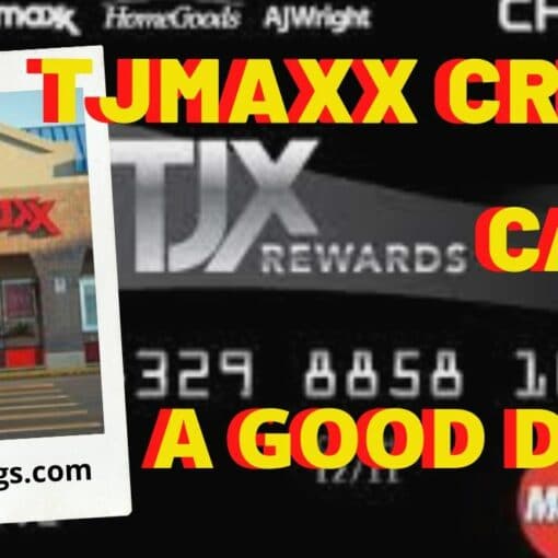 Tj Maxx credit card