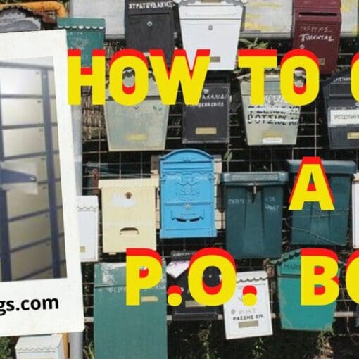 how to get a PO box
