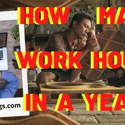 how many work hours in a year